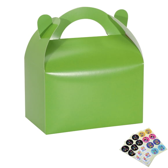 Cajas Bssay para regalos de fiesta, color verde, paquete de 30 unidades, 16,5 x 10 x 10 cm