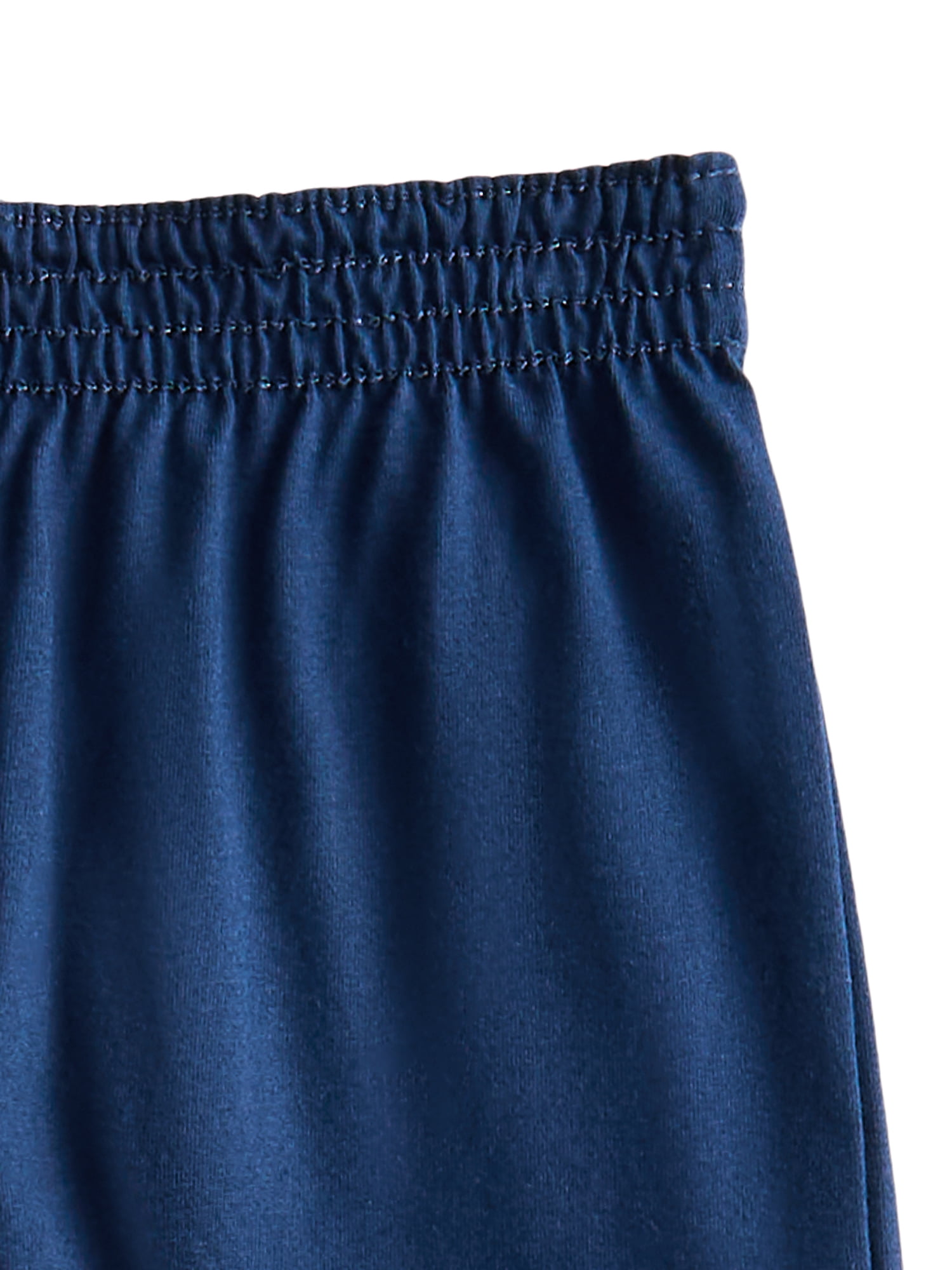 Wonder Nation Girls Kid Tough Knit Shorts, 5-Pack, Sizes 4-18 & Plus