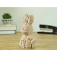 thumbnail image 3 of Clever Contraption Chocolate Bunny Figurine – Desktop Companion & Home Accent, 3 of 9