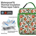 thumbnail image 2 of Peony Insulated Lunch Box Men Reusable Lunch Tote Bag Waterproof Lunch Tote Portable Bag Work Hiking, 2 of 6