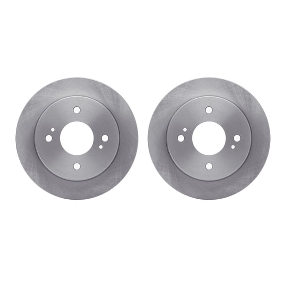 Dynamic Friction Company Rear Brake Rotors 6002-67012