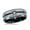 Silver and Black, variant on Men’s Comfort Fit Stainless Steel Black and Blue with Black Simulated Diamond CZ Band Ring-11