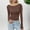 Coffee, variant on Womens Tops Summer 2026 Cotton Compression Pullover T Shirts Long Sleeve Brown Boat Neck Cold Shoulder Tops,XS