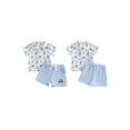 thumbnail image 2 of BemeyourBBs Toddler Baby Boys Golf Outfits Summer Clothes Short Sleeve Lapel Golf Embroidery Shirt Tops and Drawstring Pockets Shorts Set, 2 of 9