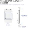 thumbnail image 2 of VIVO White Universal VESA Mount for Tablets, 2-in-1 Laptops, & Portable Monitors, 2 of 2