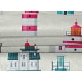 thumbnail image 5 of oneOone Velvet Pink Fabric Sea Lighthouse Sewing Fabric By The Yard Printed Diy Clothing Sewing Supplies 58 Inch Wide, 5 of 7