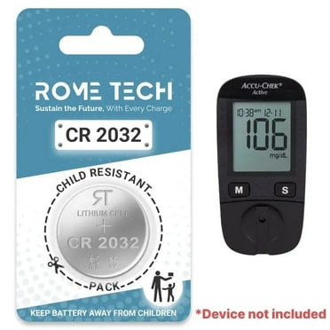 Replacement Battery for Accu-Chek Active Blood Glucose Monitor