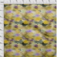 thumbnail image 3 of oneOone Cotton Silk Yellow Fabric Texture Watercolor Sewing Fabric By The Yard Printed Diy Clothing Sewing Supplies 42 Inch Wide, 3 of 4