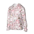 thumbnail image 2 of KLL Cute Rabbit Print Men's Women’s UPF 50+ Sun Protection Outdoor Hoodie Jacket Long Sleeve Fishing Hiking Performance Shirt-Medium, 2 of 6