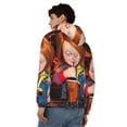 thumbnail image 5 of Lsque Chucky for Mens Full-zip Hoodie, Zip-up Pullover Hooded Sweatshirt, Kangaroo Pocket Hoodie Ideal for Daily Wear, Travel, and Home-XX-Large, 5 of 8