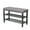 Gray Linen, variant on GZXS 3-Tier Shoe Rack Bench with Gray Linen Cushioned Seat and Metal Frame, 31.5"L Shoes Organizer for Entrance, Living Room, Hallway, Small Space
