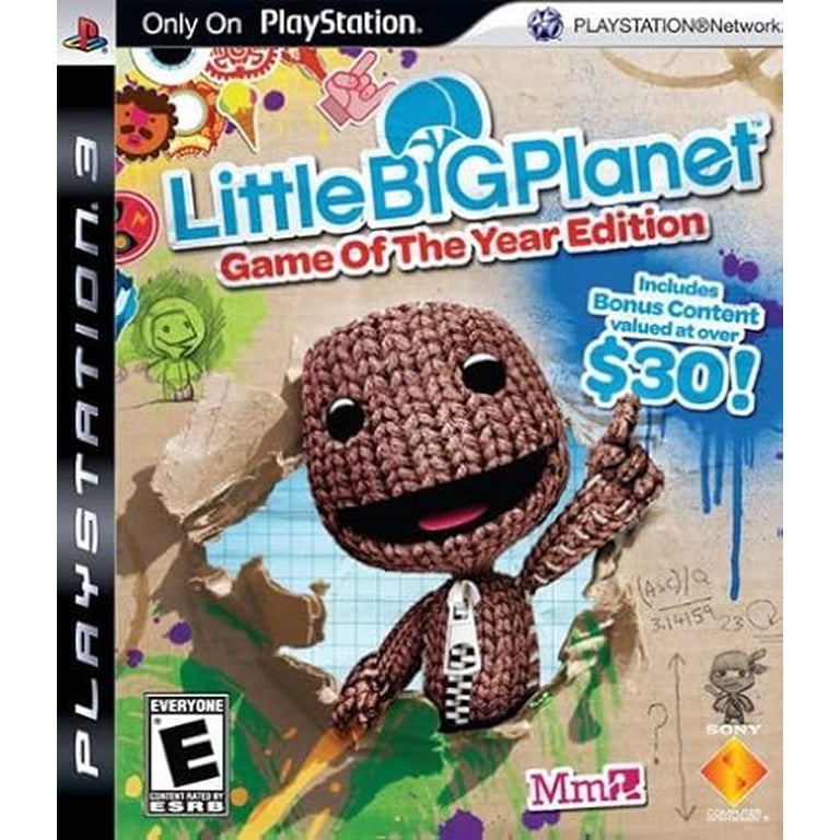 Playstation 3 PS3 - Little Big Planet Boîte Dos FRA - Promo Game Disc