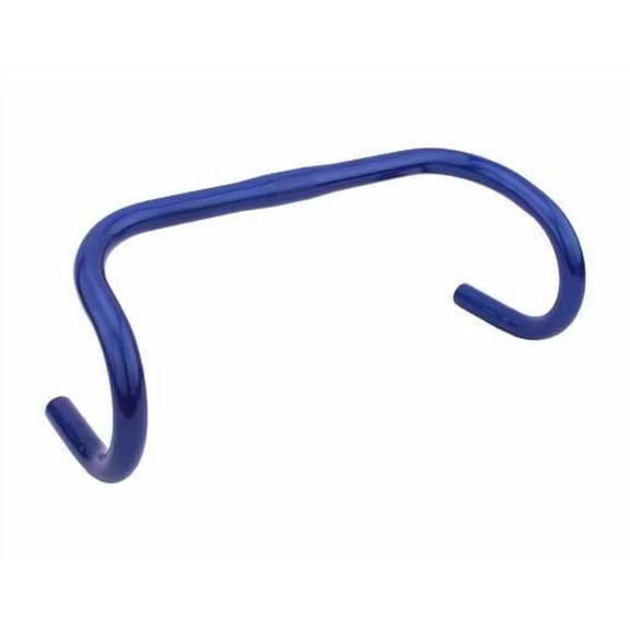 Racing Handlebar Steel 25.4mm Blue. bicycle handle bar, handlebar, track handle bar, fixie bike handle bar