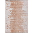 thumbnail image 2 of HomeRoots 582453 5 x 8 ft. Abstract Washable Indoor & Outdoor Rectangle Area Rug, Terra Cotta, Salmon & Copper, 2 of 5