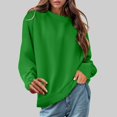 thumbnail image 2 of Futezty Crewneck Sweatshirts Women Trendy Casual Long Sleeve Tops Cute Teen Girls Crew Neck Sweatshirt Sweaters 2024, 2 of 5