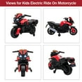 thumbnail image 5 of uhomepro Kids Electric Ride On Motorcycle, 2 Wheel Electric Motorcycle Ride On Motorcycle with Training Wheels, 6V Battery Operated Electric Motorcycle Ride on Toys Christmas Gifts 1-4 Year, Q17888, 5 of 12