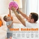 thumbnail image 3 of Foam Basketball, Indoor High Density Training Basketball 3D Texture Quiet Bounce No Noise Ball for, 3 of 5