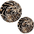 thumbnail image 7 of SKYSONIC Leopard Zebra Tiger Skin Pot Holders Trivets, 2 Pcs Heat Resistant Trivets,Animal Print Cotton Thread Weave Mats for Hot Pads Pans Pot Bowl Teapot for Kitchen Decor, 7 of 7