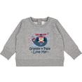 thumbnail image 2 of Inktastic Grammy and Papa Love Me Baby Sweatshirt, 2 of 4