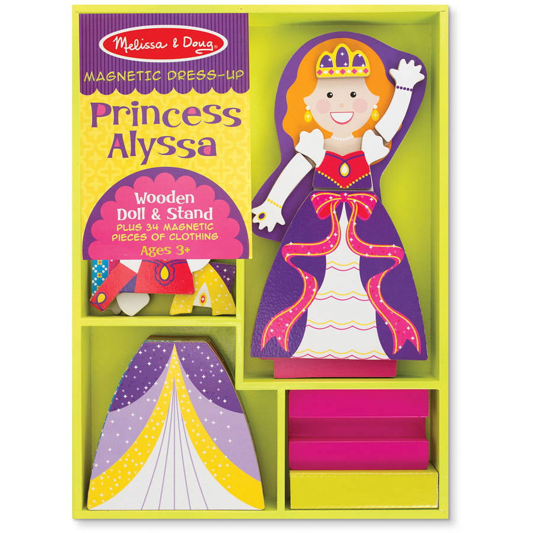 Melissa Doug Princess Alyssa Magnetic Dress up