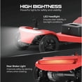 thumbnail image 4 of Segmart Mobility Scooter for Seniors, Foldable 4 Wheel portable Electric Scooter with Upgarded 350W Motor, Bright LED Light & Basket, Fast Charging, 330pound Support, Red, 4 of 11