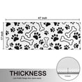 thumbnail image 5 of Kitchen Rugs Sets Of 2,Pet Paw Print and Bone Anti Fatigue Kitchen Mat Rugs Non Slip Washable,Decorative Kitchen Floor Mats for Kitchen,Sink,Laundry,17"X47", 5 of 5
