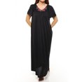 thumbnail image 3 of Women's Shadowline 32280 Petals 53 Inch Gown (Red 1X), 3 of 4