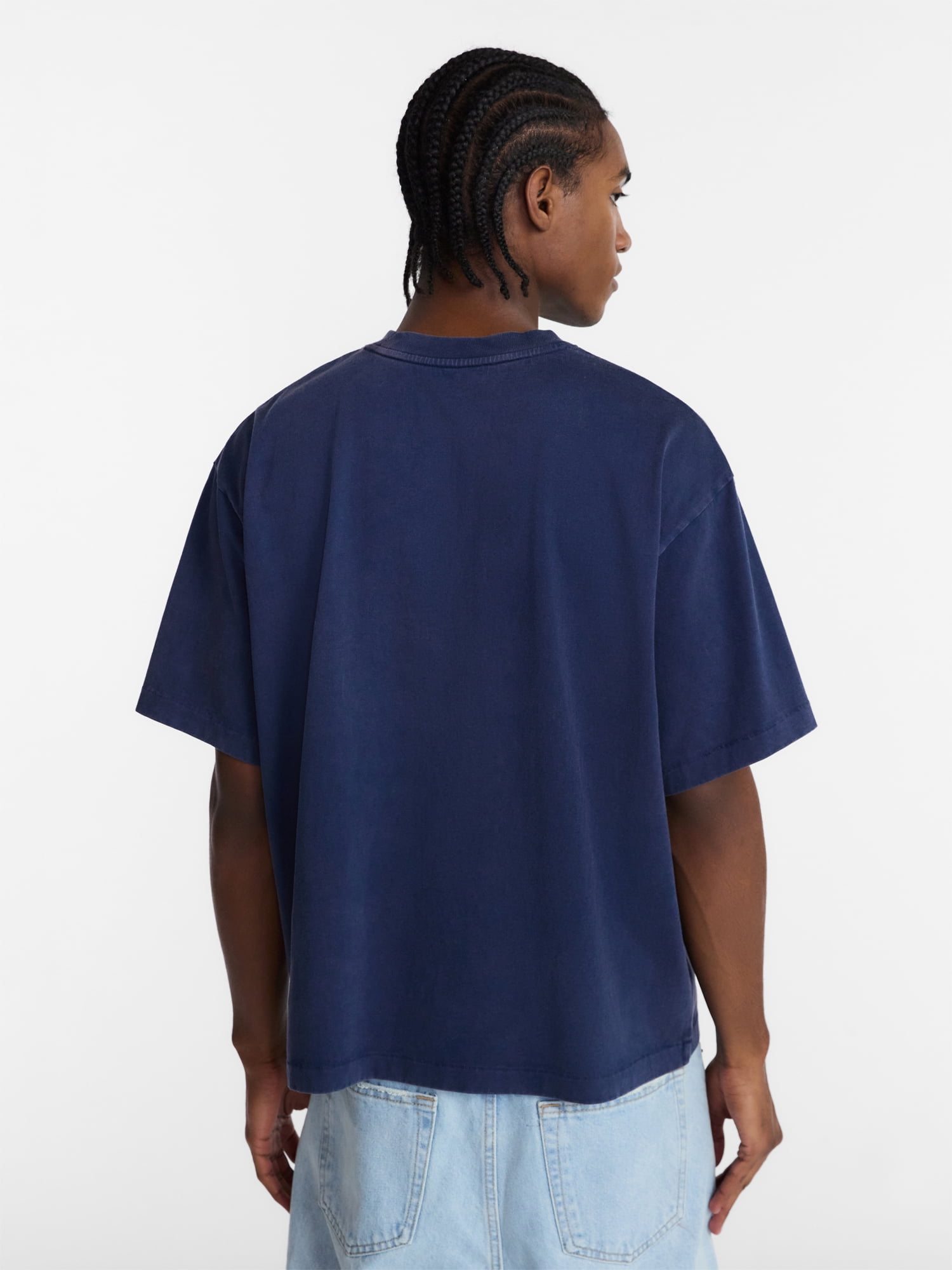 No Boundaries Boxy Fit Heavyweight Graphic Tee Shirt, Men's XS-4XLT