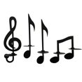 thumbnail image 1 of Samto Home Sol Anahtar Dekoratif Mumluk,elegant Music Note Wall Candleholders, 1 of 3