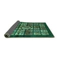 thumbnail image 2 of Ahgly Company Indoor Rectangle Abstract Turquoise Blue Modern Area Rugs, 7' x 9', 2 of 4