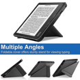thumbnail image 2 of For Kobo Sage 8" E-reader Released 2021, Soft Tpu Matte Back Cover, Slim Smart Folio Cover With Magnetic Closure And Kickstand - Grey, 2 of 5