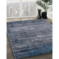 thumbnail image 2 of Ahgly Company Indoor Rectangle Mid-Century Modern Purple Navy Blue Oriental Area Rugs, 2' x 5', 2 of 6