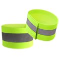 thumbnail image 3 of High Visibility Armbands, Running Safety Gear Reflective Wristbands Bike Ankle Bands Reflector Armband Hi Vis Arm Straps High Vis Security Arm Band Reflective Bands For Walking Cycling 1PC，green, 3 of 5