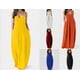 thumbnail image 3 of Vestido largo informal de verano para mujer, de color liso, con escote en V profundo, sin mangas y largo hasta la playa$Vestido largo informal holgado liso con escote en V profundo y sin, 3 of 5