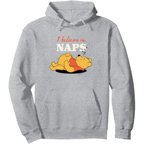 Winnie the Pooh - I Believe in Naps Pullover Hoodie for Men Women Kids