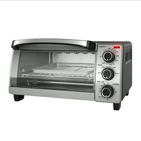 Black Decker Tro480bs 4 Slice Toaster Oven Black Silver