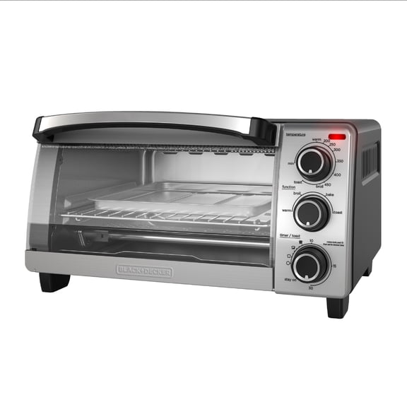BLACK DECKER Natural Convection Toaster Oven, Stainless Steel, TO1755SB