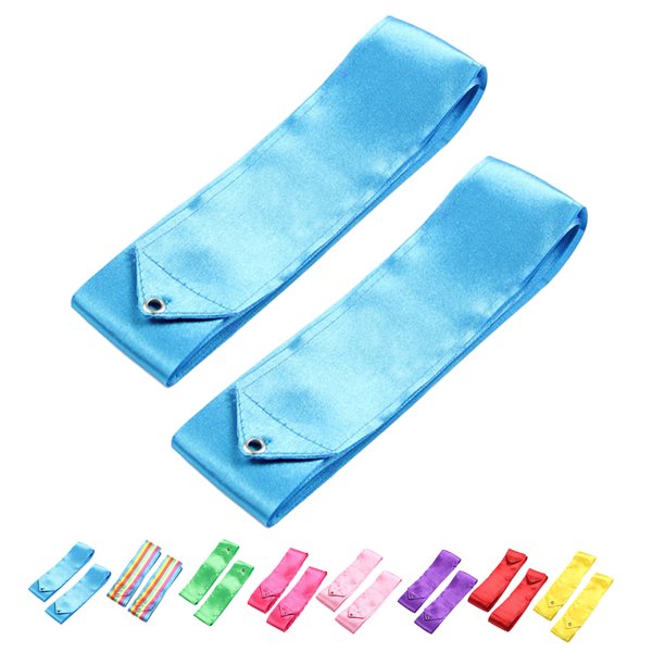 Ruban De Gymnastique Rythmique 200 Cm – Soie, Fibre De Verre, Multicolore – Pour Enfants Et Adultes