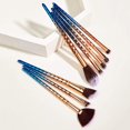 thumbnail image 4 of Wolfrail 8 pcs Professional Makeup Brushes Sets Premium Synthetic Cosmetic Tool Make up Brushes Water Ripple Handle Brush Kit Include Blending Kabuki Foundation Blush Contour Brochas De, 4 of 5