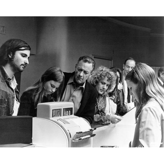 Breezy 1973 Kay Lenz and William Holden at movie theater concessions 8x10 photo