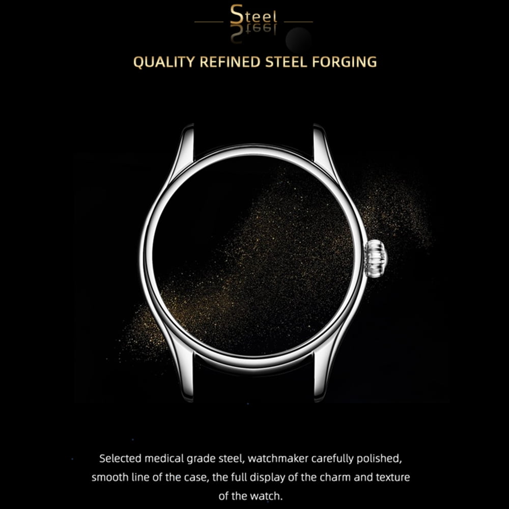 2025 AESOP 100% Tourbillon Mechanical Watch For Men Silver Steel Belt BUSINESS Fashion Mens Watches Manual Mechanical Waterproof