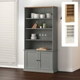 thumbnail image 2 of vidaXL Bookcase Storage 3 Shelf Bookcase for Living Room VIGO Solid Wood Pine, 2 of 28