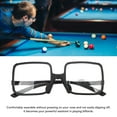 thumbnail image 3 of Gafas de Billar TR90, Gafas de Seguridad Deportivas Liga de Campo Amplio Con Almohadilla Nasal Ajustable Para Entusiastas del Billar, 3 of 7
