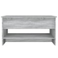 thumbnail image 3 of vidaXL Coffee Table Grey Sonoma 80x50x40 cm Engineered Wood, 3 of 5