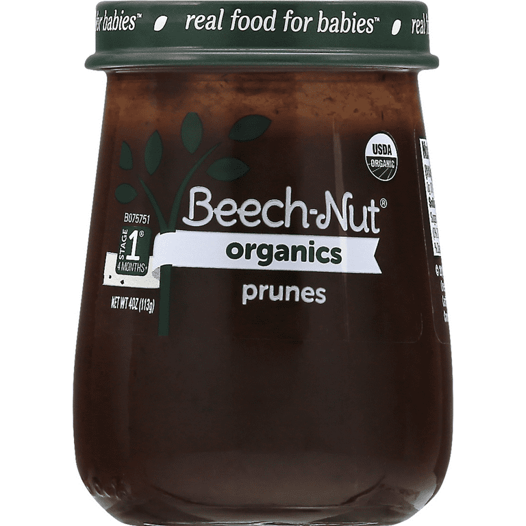 Organic prune baby food sales
