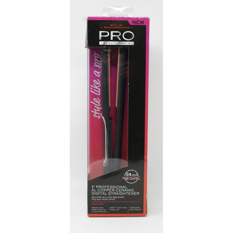 Pro beauty tools copper ceramic straightener discount