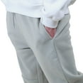 thumbnail image 2 of Brooklyn Cloth Men's Core Fleece Sweatpants Joggers, Elastic Waist, Drawstring Cuffs, Sage, Large, 2 of 4