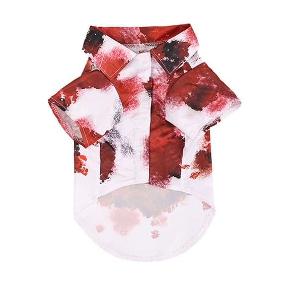 Unique Halloween Pet Blood Shirt Festival Gathering Pet Costume for Party Cats Photography Outfit Party Costume