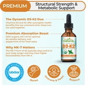 Why Not Natural D3K2 Liquid Drops, 5000 IU with Organic Coconut MCT Oil.