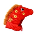 thumbnail image 2 of Sombrero de caballo de peluche, gorro de peluche de animal de dibujos animados para fiestas de máscaras y clubes nocturnos., 2 of 5
